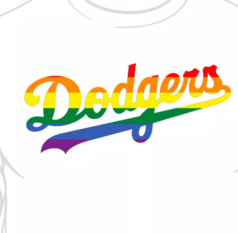 rainbow dodgers jersey