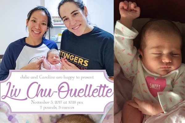 Julie_Chu_and_Caroline_Ouellette_Baby_Instagram_600_by_400