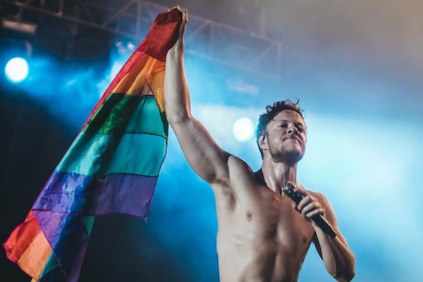 Watch Dan Reynolds record original vocal tracks for Imagine