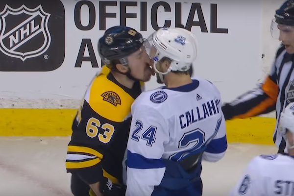 Boston Bruins' Brad Marchand attacks homophobe, drives him to quit