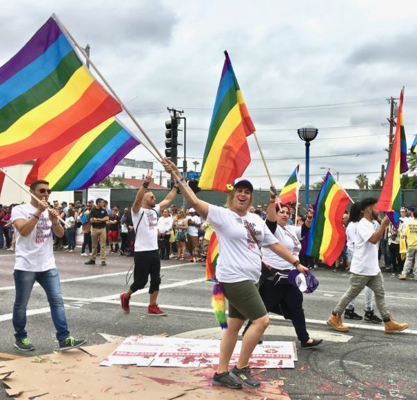 Gay pride parades step off across United States, part of 