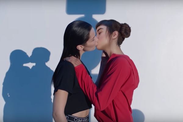Calvin Klein apologizes to LGBTQ community for ad featuring Bella Hadid  kissing robot