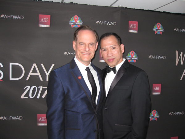 Michael Weinstein, Kevin Tran Nguyen - AHF World AIDS Day 