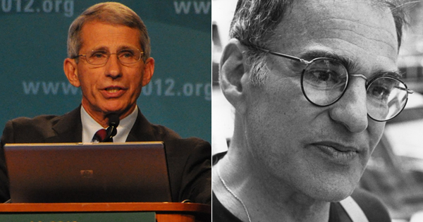 Anthony_Fauci_by_Michael_Key_and_Larry_Kramer_by_Doug_Hinckle_split_social_media_c_Washington_Blade