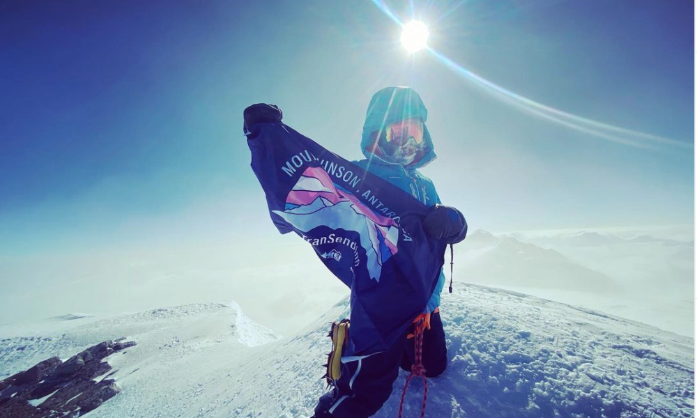 Transgender climber completes 5th of 7 summits