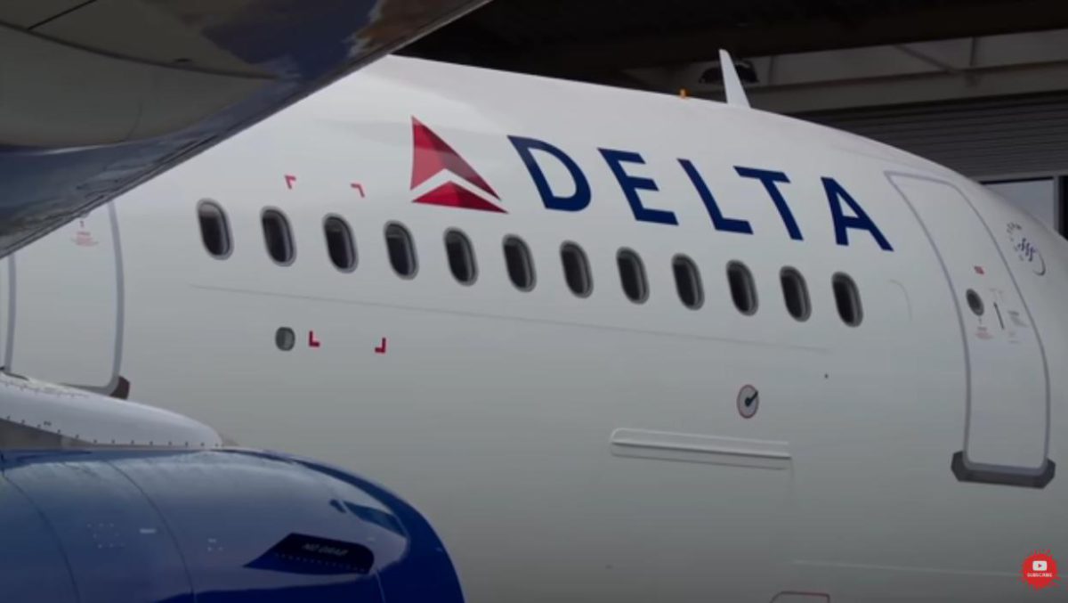 Delta Airlines flight attendant caught on video consoling