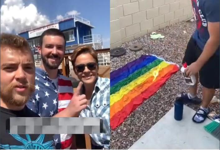 Demonstrators express support for LGBT club at Brandon High School