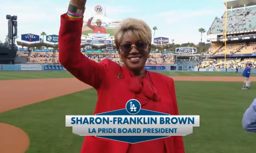 SharonFranklin Brown Trans woman leads LA Pride making history