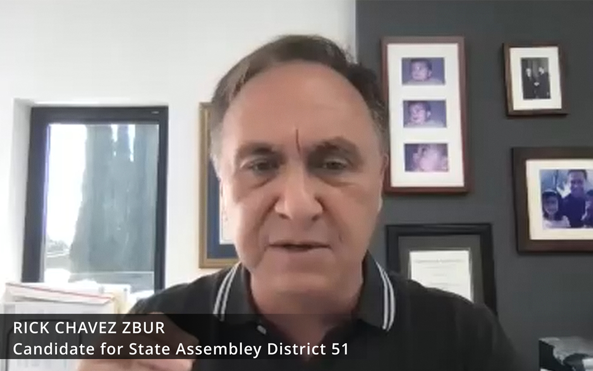 Race to the Midterms Preview: Rick Zbur 'fighting for democracy'