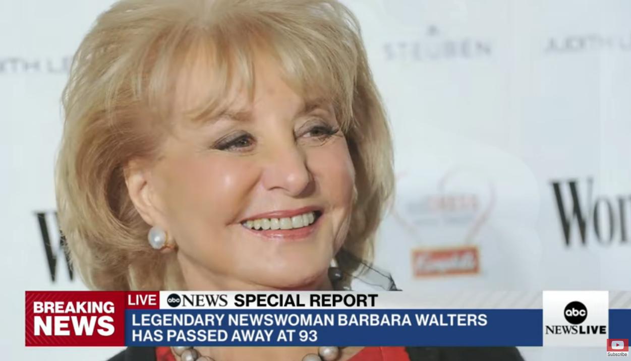 Barbara Walters dies at 93 - Los Angeles Times