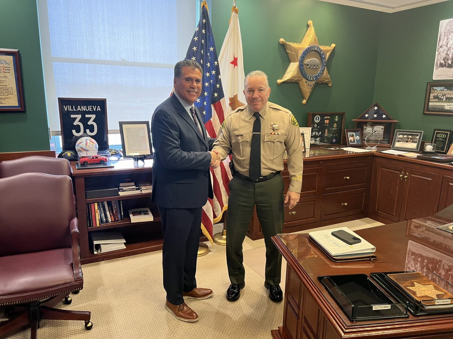 Robert Luna sworn in as the 34th Sheriff of LA County