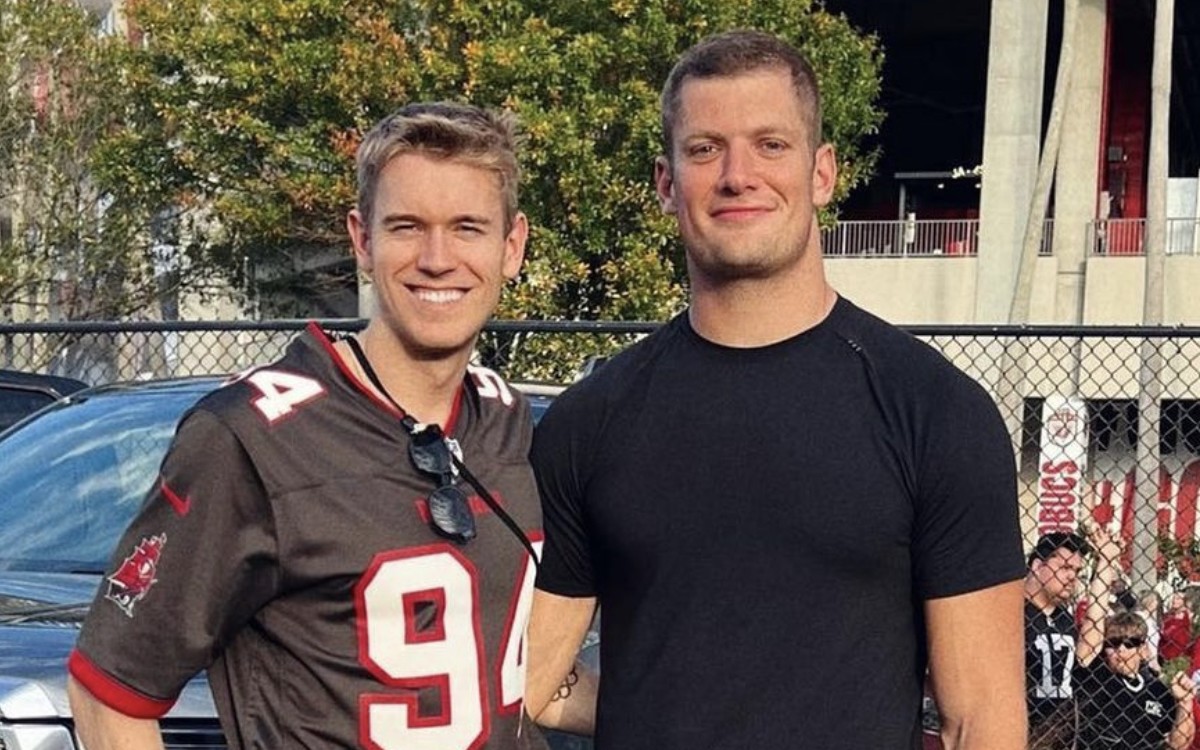 Out NFL star Carl Nassib confirms former Olympian is his boyfriend