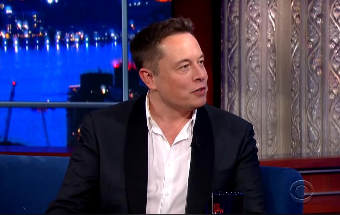 Elon MuskThe Late Show with Stephen Colbert