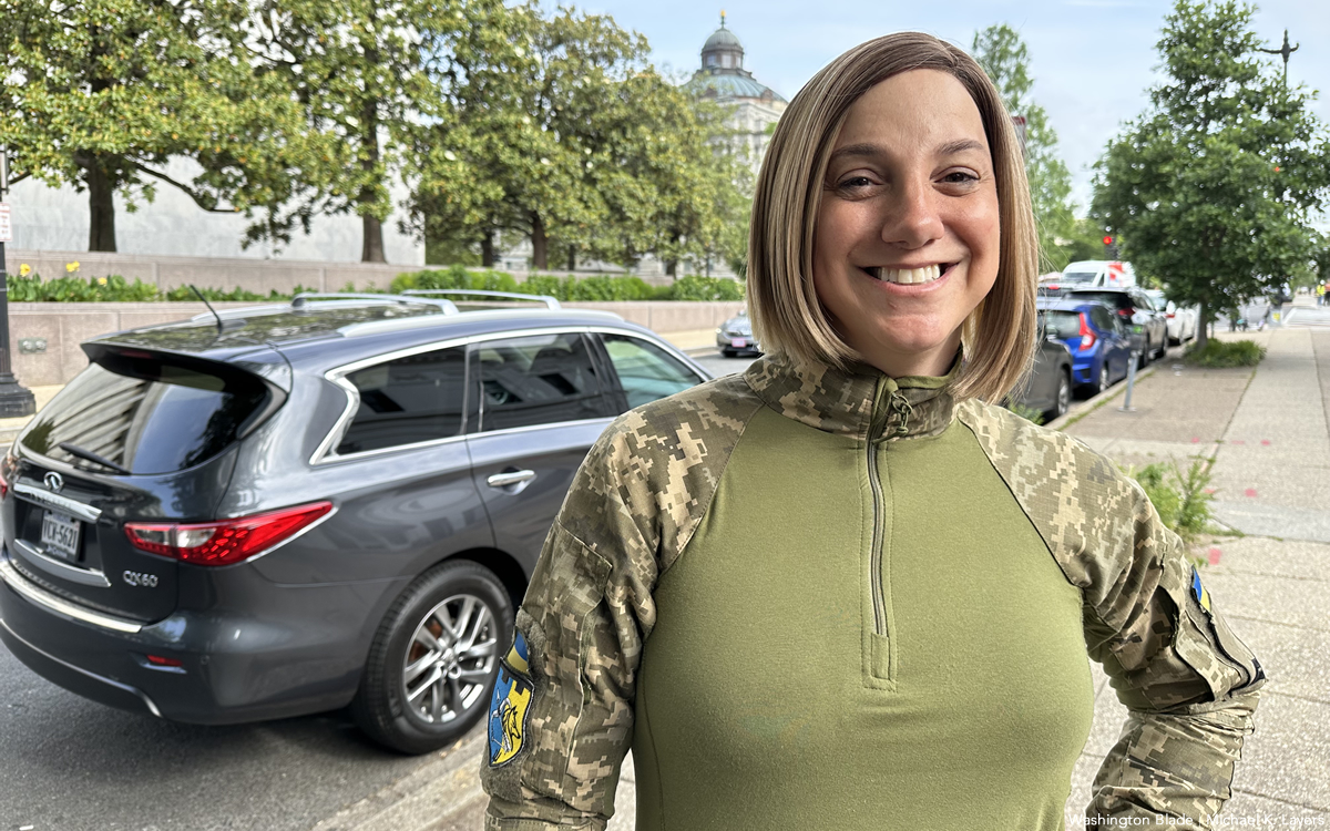 Transgender journalist who enlisted in Ukrainian military returns to U.S.