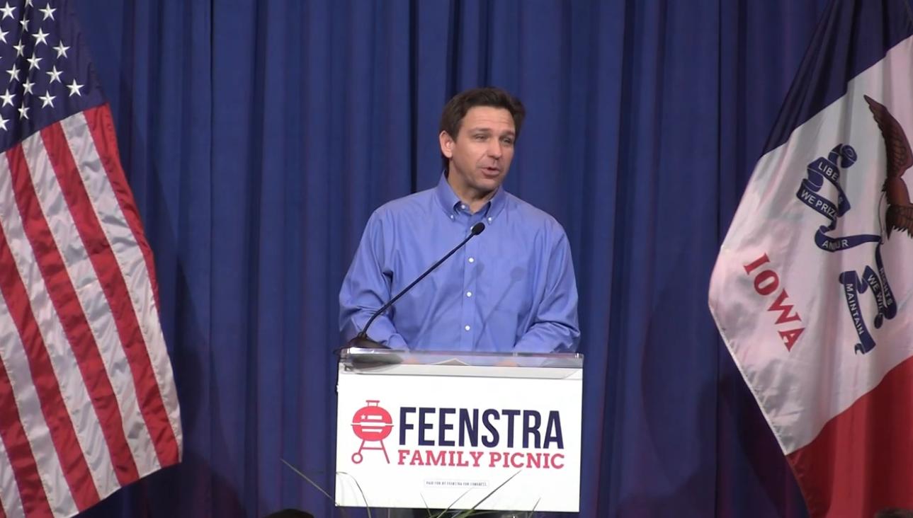 Feenstra Family Picnic with Ron DeSantis