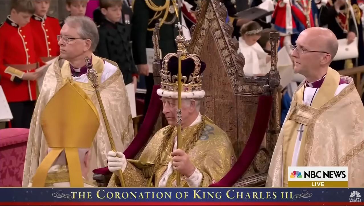 King Charles III is crowned as British monarch