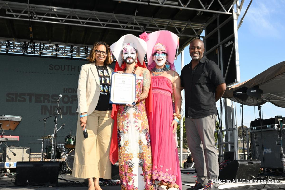 Mariah Carey turns up the glitz factor headlining night two of LA Pride In  The Park