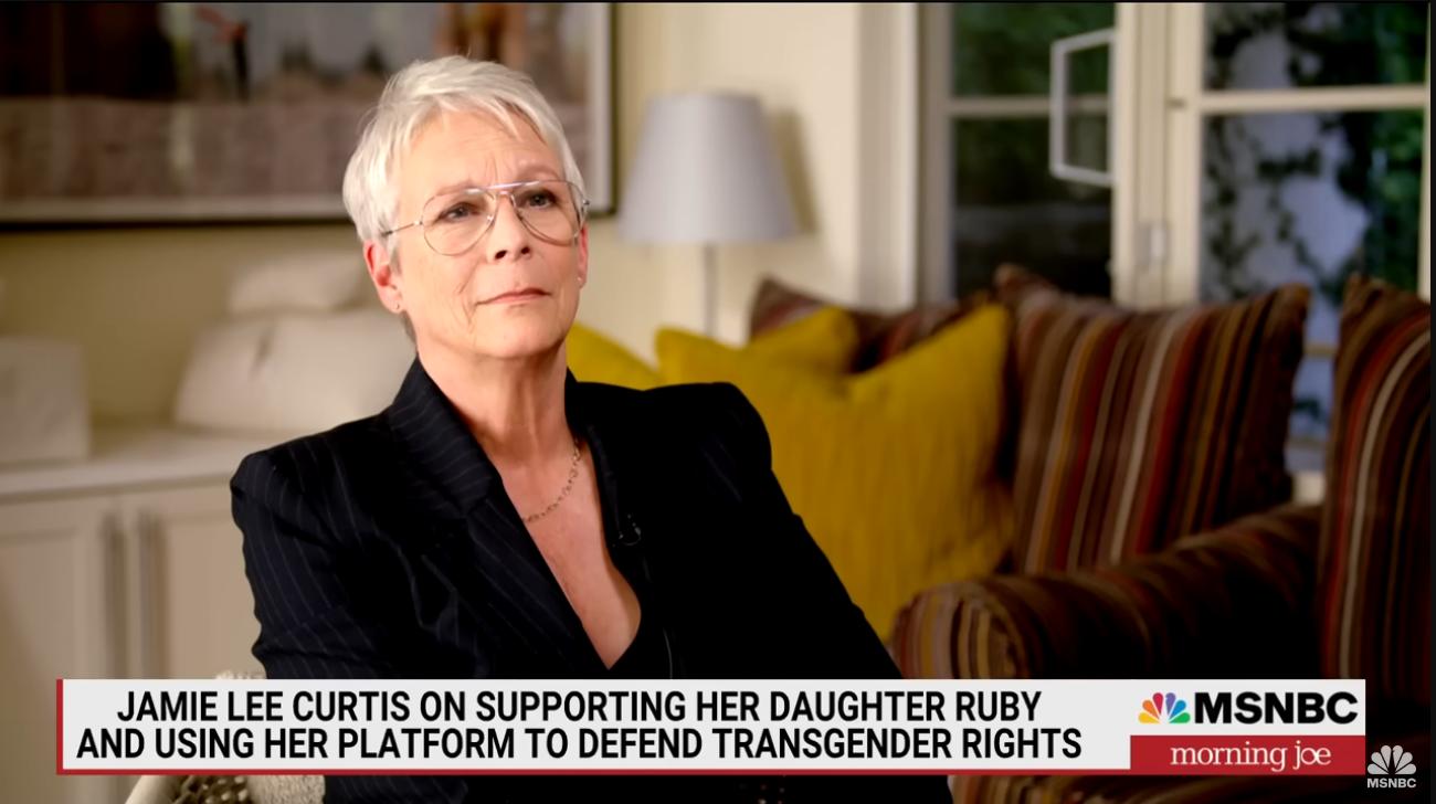 If your kids are trans? Jamie Lee Curtis bottom line “Love is Love” hq image