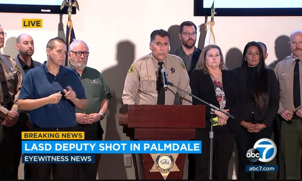 Los Angeles County sheriff's deputy shot & killed in Palmdale