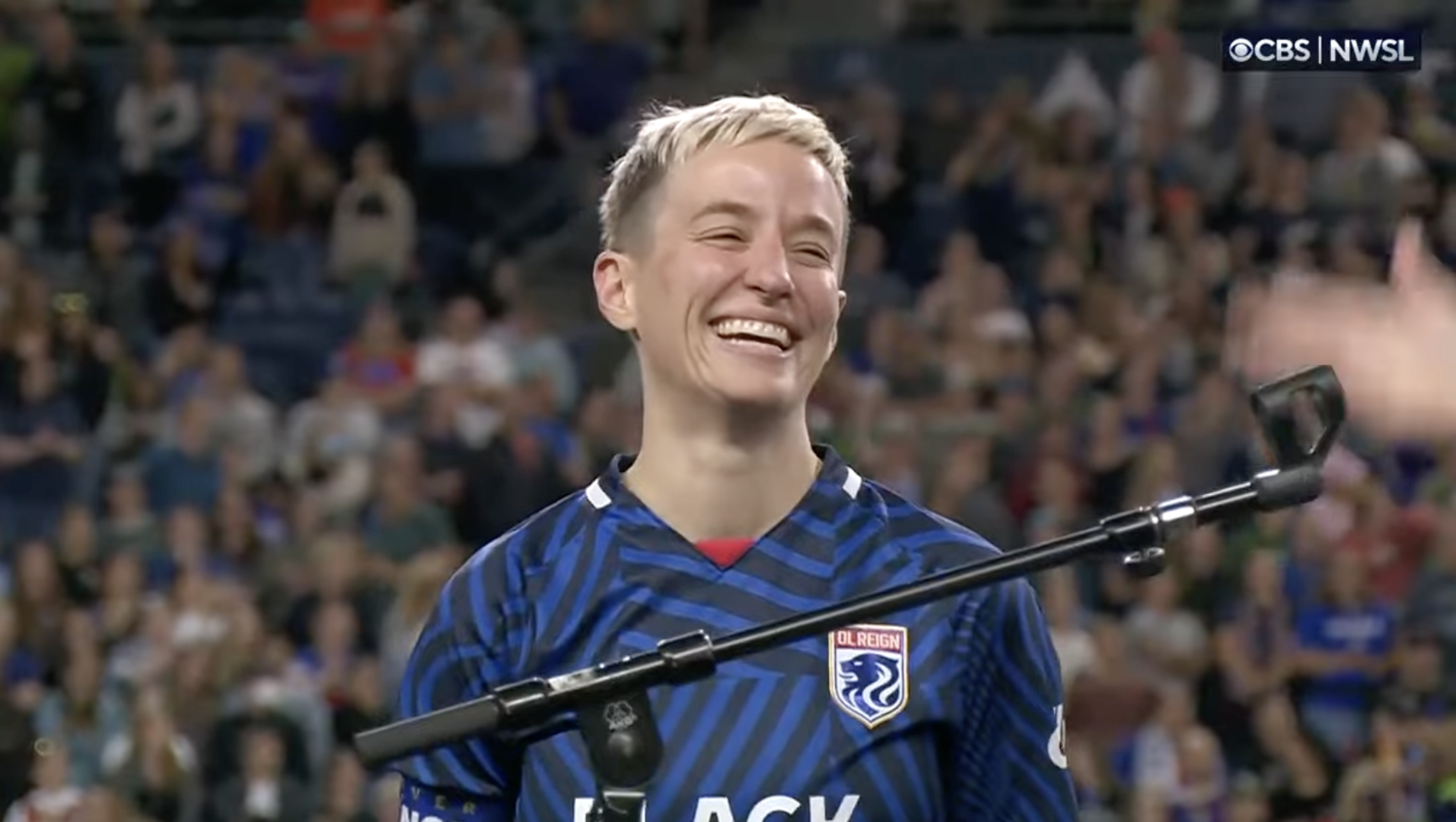 Rapinoe bids farewell as record NWSL crowd, sports greats pay tribute