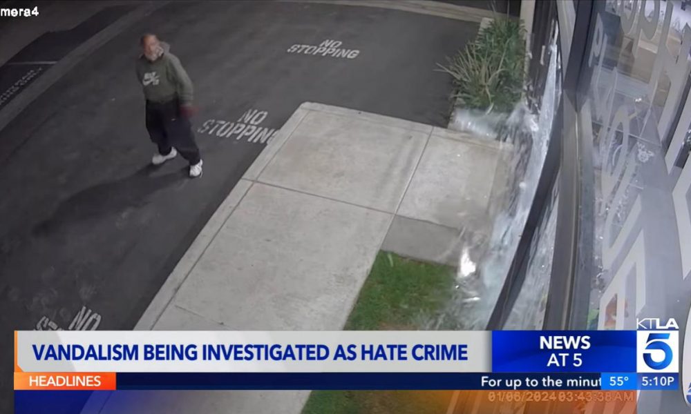 Hate crime investigation in vandalism of Jewish-owned businesses