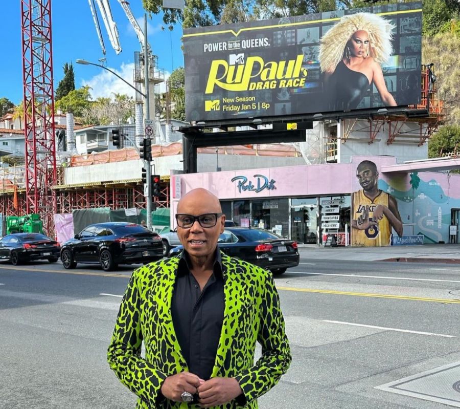 RuPaul Pays tribute to West Hollywood's Sunset Strip