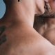 Men kissing