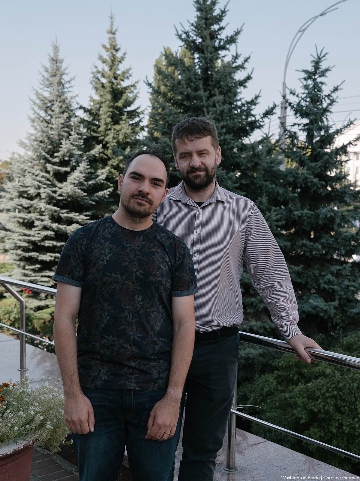 20251010_Timur_Levchuk_and_Zorian_Kis_at_court_hearing_in_Kyiv_Ukraine_insert_2_c_Washington_Blade_by_Caroline_Gutman