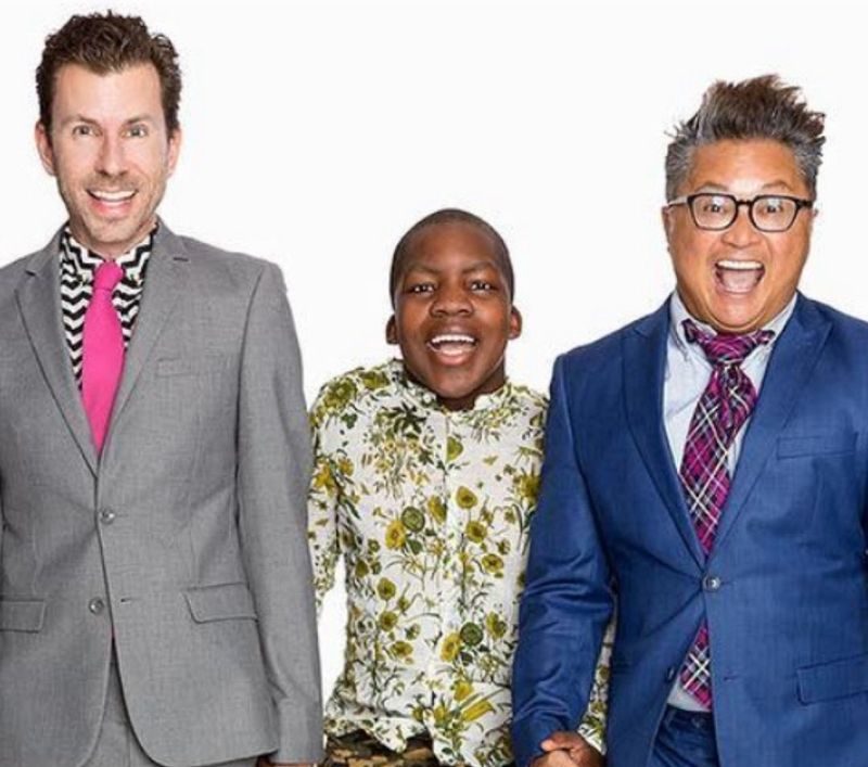 Alec Mapa and family