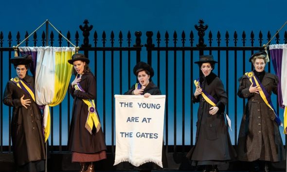 Gwynne Wood in Suffs the Musical