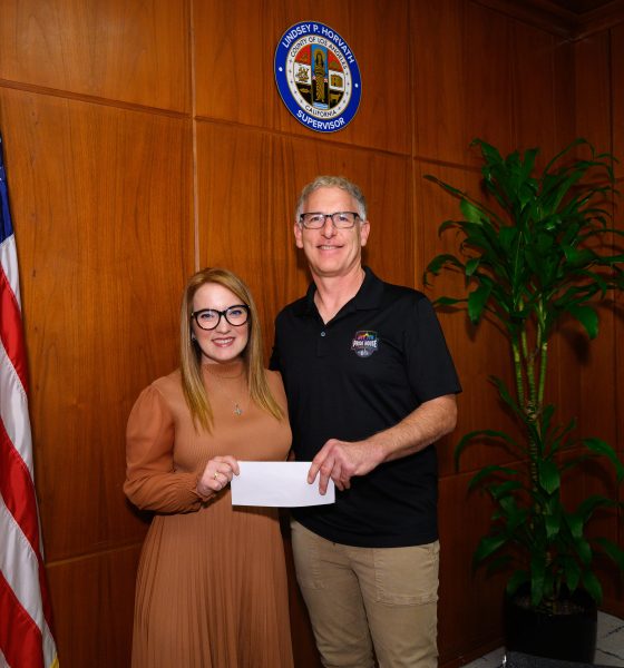 Pride House LA received LA County Check