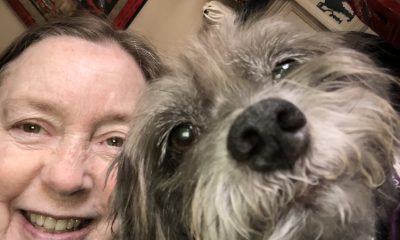 Karen Ocamb and her dog Pepper