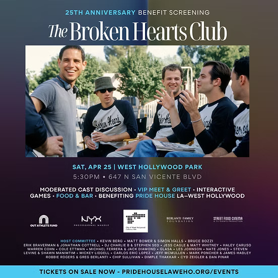 Pride House Broken Hearts Club Event