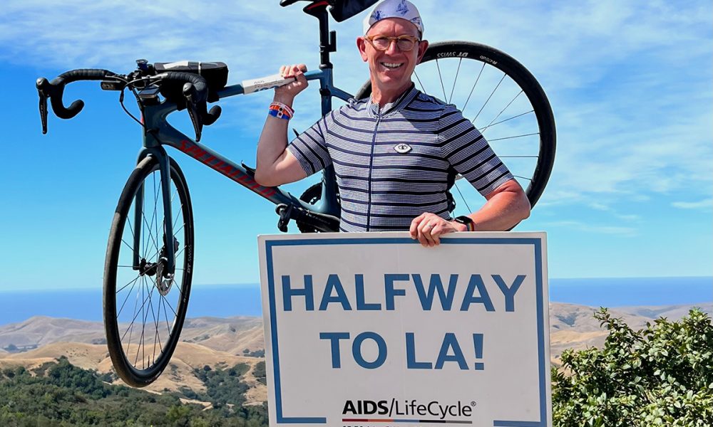Longtime AIDS/LifeCycle rider Gary Boston raises $13k for new Center Ride Out