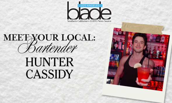 Bartender Hunter Cassidy
