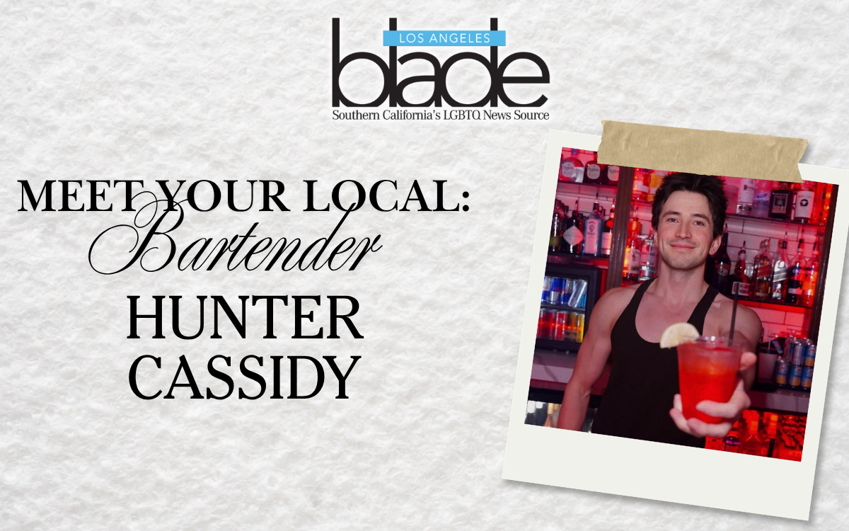 Bartender Hunter Cassidy