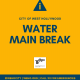 Weho City water main break