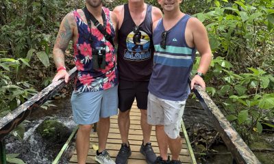Will, Caleb, and Daniel from A Little Throuple Tea