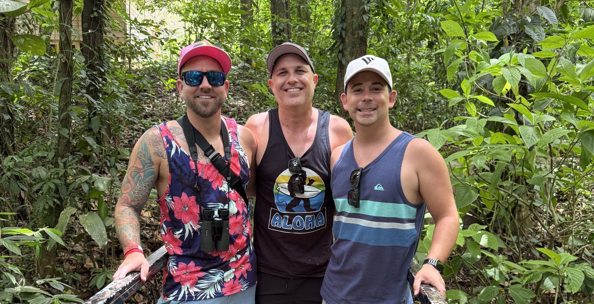 Will, Caleb, and Daniel from A Little Throuple Tea